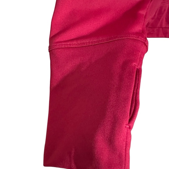 Nike Golf Performance Crimson Pullover with Button Detail Thumbhole Size Large - Picture 11 of 12